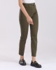 LIBBY SKINNY HIGH WAISTED JEANS IN OLIVE